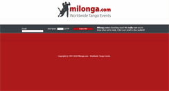 Desktop Screenshot of milonga.com